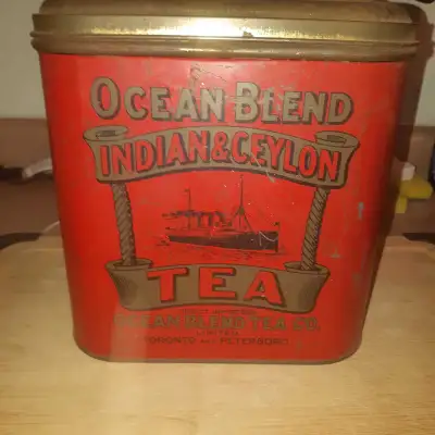 ocean blend tea tin in Buy & Sell in Ontario | Kijiji