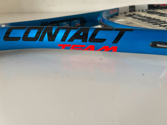 Babolat Contact Team Tennis Racket - Blue, NEW GRIP TAPE, L 2, A dans Tennis et raquettes  à Ville de Montréal - Image 2