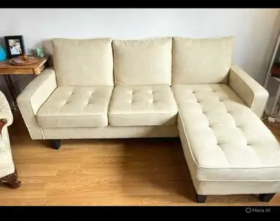 Lounge and snooze 3 seater fabric sofa , View more