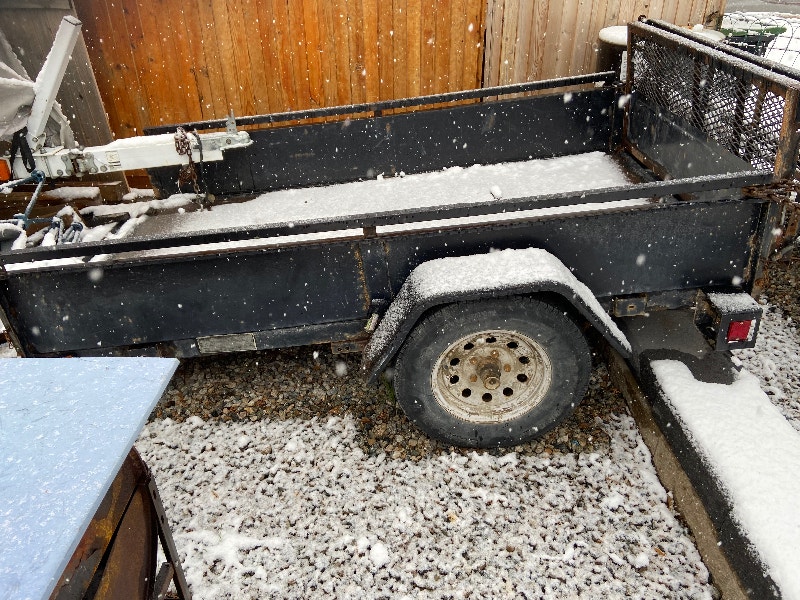 4x8 utility trailer with ramp Cargo & Utility Trailers Penticton