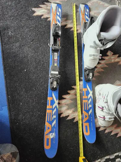 XRC HEAD 106 cm Junior Skis with 24.0/24.5 Alpina Ski Boots Used Junior skis in good condition comes...