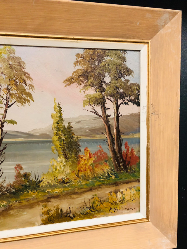 Vintage 1960s listed Canadian artist Paul Hyttinen Oil Painting in Arts & Collectibles in Oshawa / Durham Region - Image 3