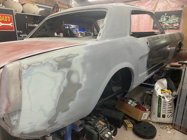 66 Mustang Project-Rare Opportunity-V8 289-Emberglo in Classic Cars in Trenton - Image 2
