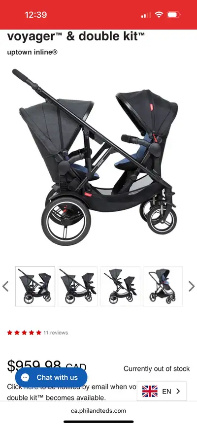 stroller single - double, View more