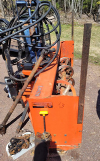 Front mount blower for tractor 