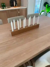 Decorative candle display for table
