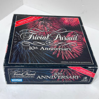 Trivial pursuit 10th anniversary board game vintage 1990s 