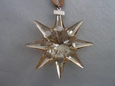 Swarovski Crystal 2009 Annual Edition SCS Gold Star Ornament, View more