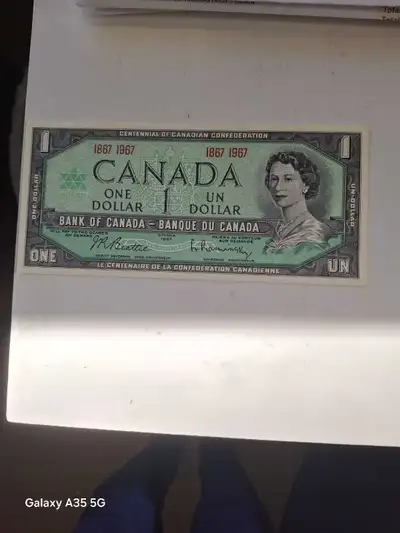 Anyone interested in centennial Canadian one dollar bills i have 6 of them...$30 each or 2 for 50 we...