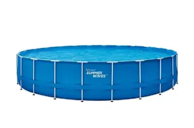 SUMMER WAVES 24ft Active Frame Pool, 24'×52", Blue Package Dimensions: 124x83x50cm 20004031 FFF 1