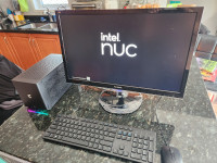 intel NUC11+Monitor+keyboard and mouse combo