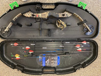 compound bow PSE 50-60lbs left handed 