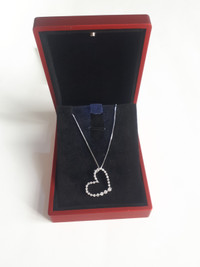 New Certified $1780 .54ct Diamond Pendant Necklace 14K Gold