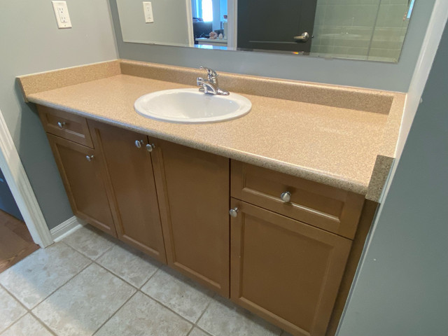 Complete Bathroom Vanity with Sink and Tap in Cabinets & Countertops in Muskoka
