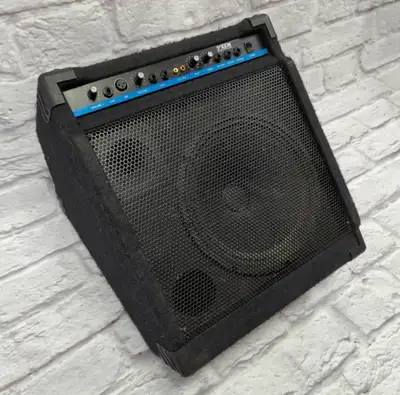Yorkville powered speaker with guitar input effects and alternate RCA aux input (for Bluetooth or ot...