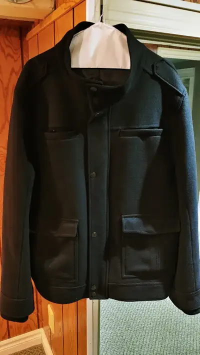 RW&CO Men's Black Wool Coat (Size XL) , View more