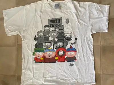 T-shirt - South Park - Extra Large - white - 1998??, View more