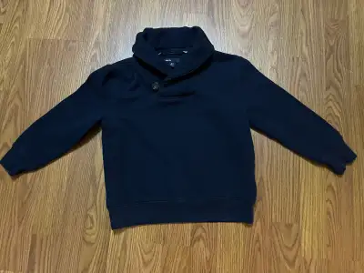 GapKids boys’ small 6-7 shawl collar sweatshirt navy, View more