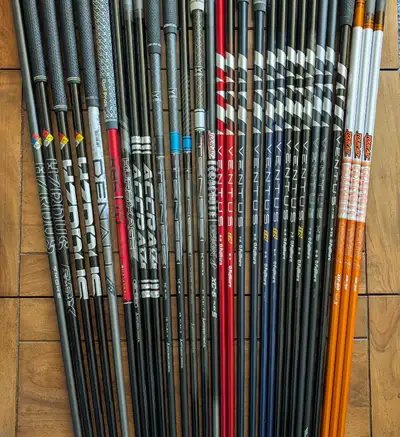Golf Shafts - Ventus Velo+, TR, Tour AD, Tensei 1K, Hzrdus, View more