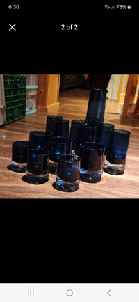 13 Cobalt Blue Denby Glasses