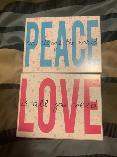 Pictures for wall peace and love, View more