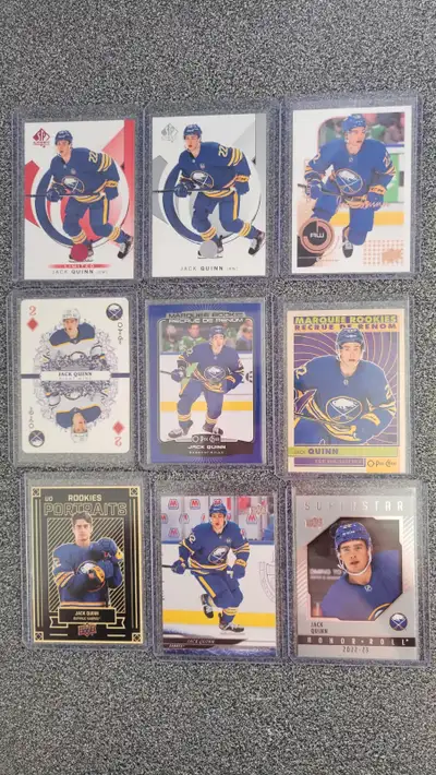 Buffalo Sabres Jack Quinn 4 Carte Hockey Card, View more