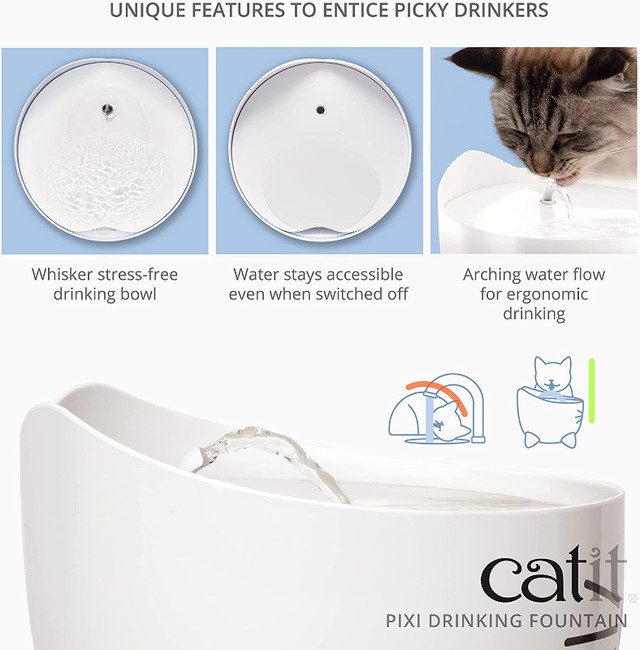 Catit PIXI Cat Drinking Fountain in Accessories in Burnaby/New Westminster - Image 3