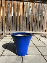 Ceramic pot  planter  D12”1/2x H11”1/2 - Brand new