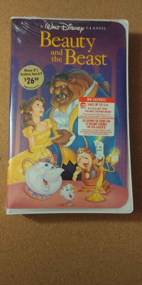 Beauty And The Beast sealed Black Diamond VHS, in Penticton