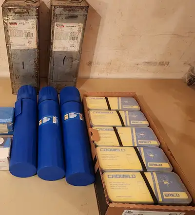 Over $1500 New Welding Rods, Cadweld Welding Material, 3 New Rod, View more