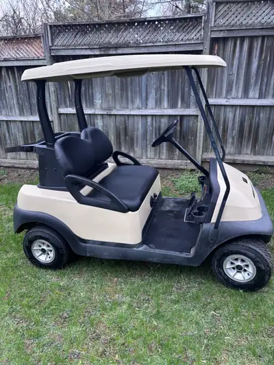 $4200. 2004 Club Car President gas golf cart. Reupholstered seat, fresh tune up, -oil change, new fi...