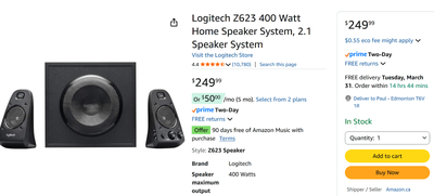 THX 2.1 Computer Speakers, View more