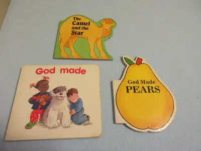 Christian preschool Board books & a softcover book used, good condition nonsmoking home 1. 3 board b...