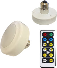 2 Pack Battery Operated Light Bulbs for Lamps with Remote