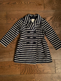 Little girls spring peacoat