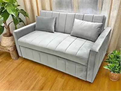 Modern 2 Seater Sofa Bed | Sleeper Couch Convertible Living Room, View more
