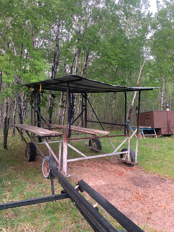 Older homemade made boat lift for sale in Boat Parts, Trailers & Accessories in Prince Albert