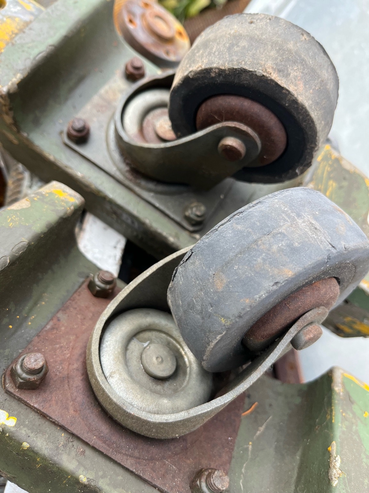 2 HD Military Grade Swivel Caster Wheels - $20, photo 1