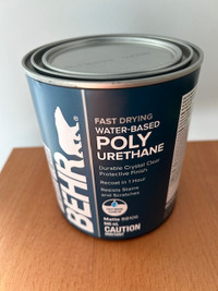 Behr Water Based Polyurethane For Sale!