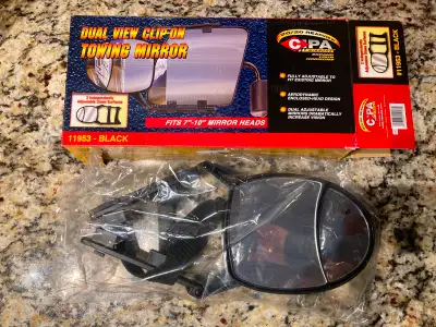 Brand new towing mirror, sells for $44.99 at Canadian Tire. Asking $20 Located in Wasa, can deliver...
