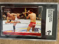 GSP numbered rookie card and Rich Franklin auto card from topps