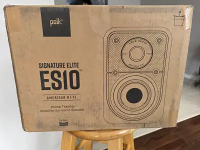 ***SPEAKER'S ***POLK SIGNATURE ELITE - ES10 ***PAIR ***WHITE, View more