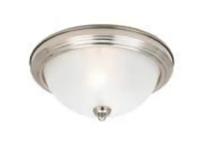 New - LED Ceiling Flush Mount in Brushed Nickel in Indoor Lighting & Fans in Mississauga / Peel Region - Image 2