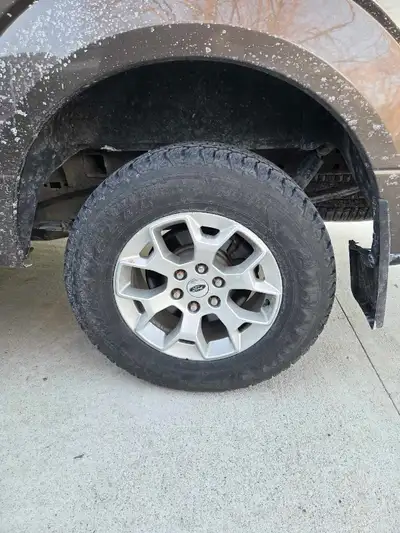 Complete set of 4 wheels and tires in excellent, like‑new condition. Tire size: LT275/65R18, great a...