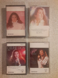 CASSETTE AUDIO VINTAGE DE LA CHANTEUSE QUEBECOISE CELINE DION