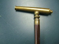 Cane With Cannon Handle