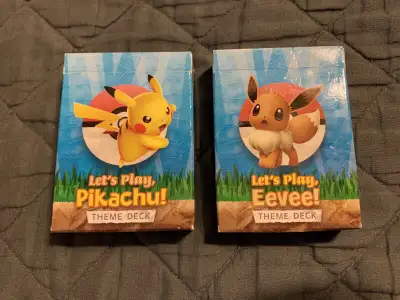 Let’s Play Pikachu & Let’s Play Eevee Theme Decks, View more