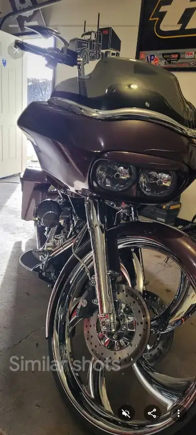 2012 Road Glide Custom 103CUI Paul Yaffee Bagger Nation parts Roughly 16k