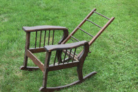 Antique Adjustable Rocking Baby Chair