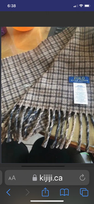 Wool polo Ralph Lauren scarf in Men's in Markham / York Region